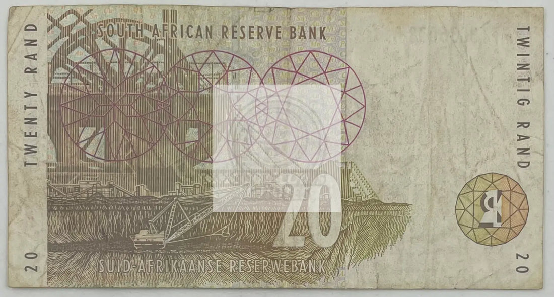 1999 South Africa 20 Rand P-124b Banknote - Cool Coins & Notes
