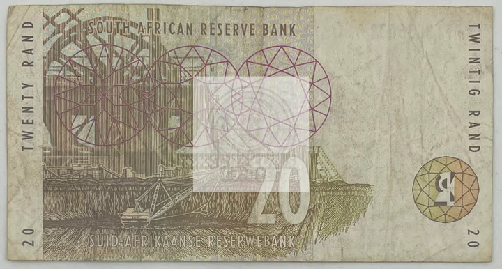 1999 South Africa 20 Rand P-124b Banknote - Cool Coins & Notes