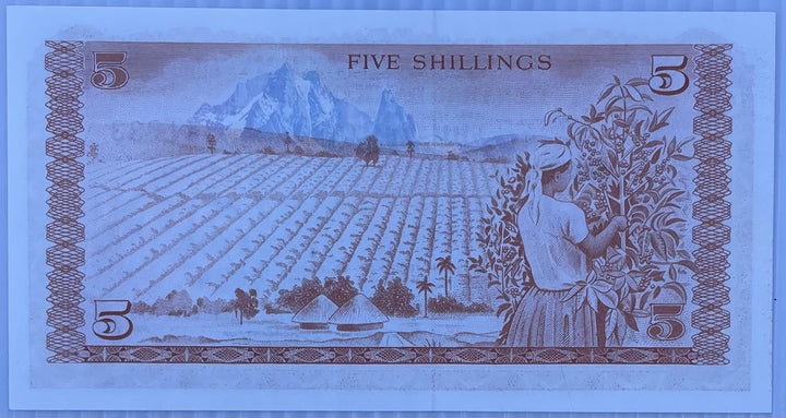 1978 Kenya 5 Shillings P-15 UNC World Banknote