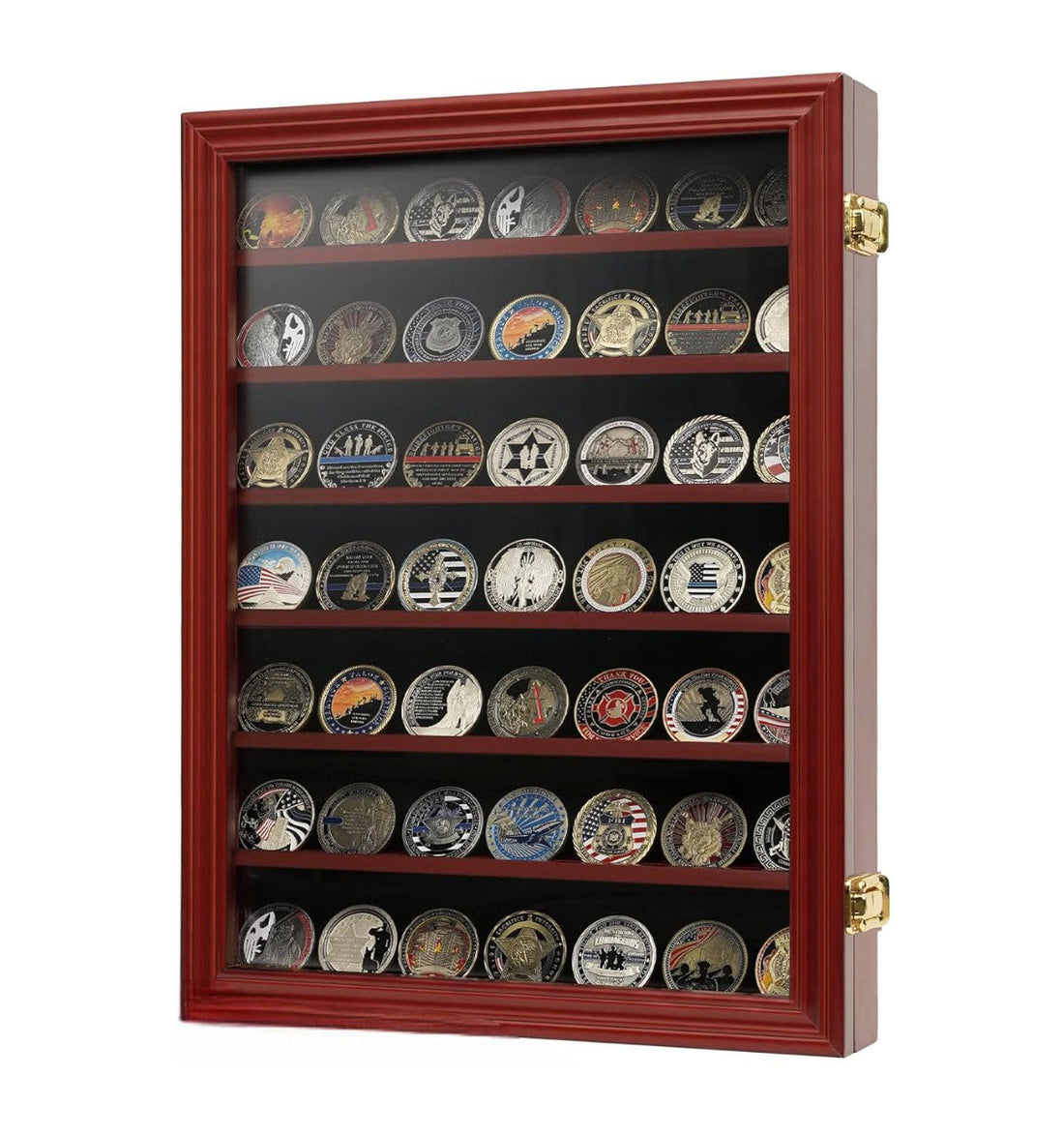 Wall Coin Display, Challenge coin wall display. by The Military Gift Store