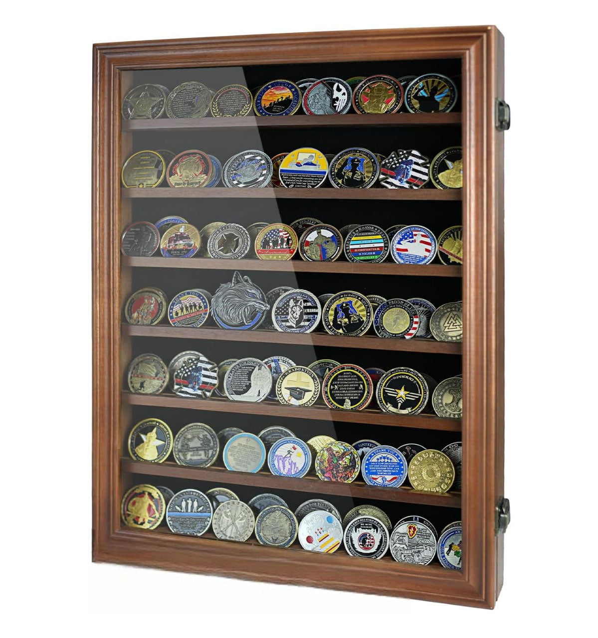 Wall Coin Display, Challenge coin wall display. by The Military Gift Store