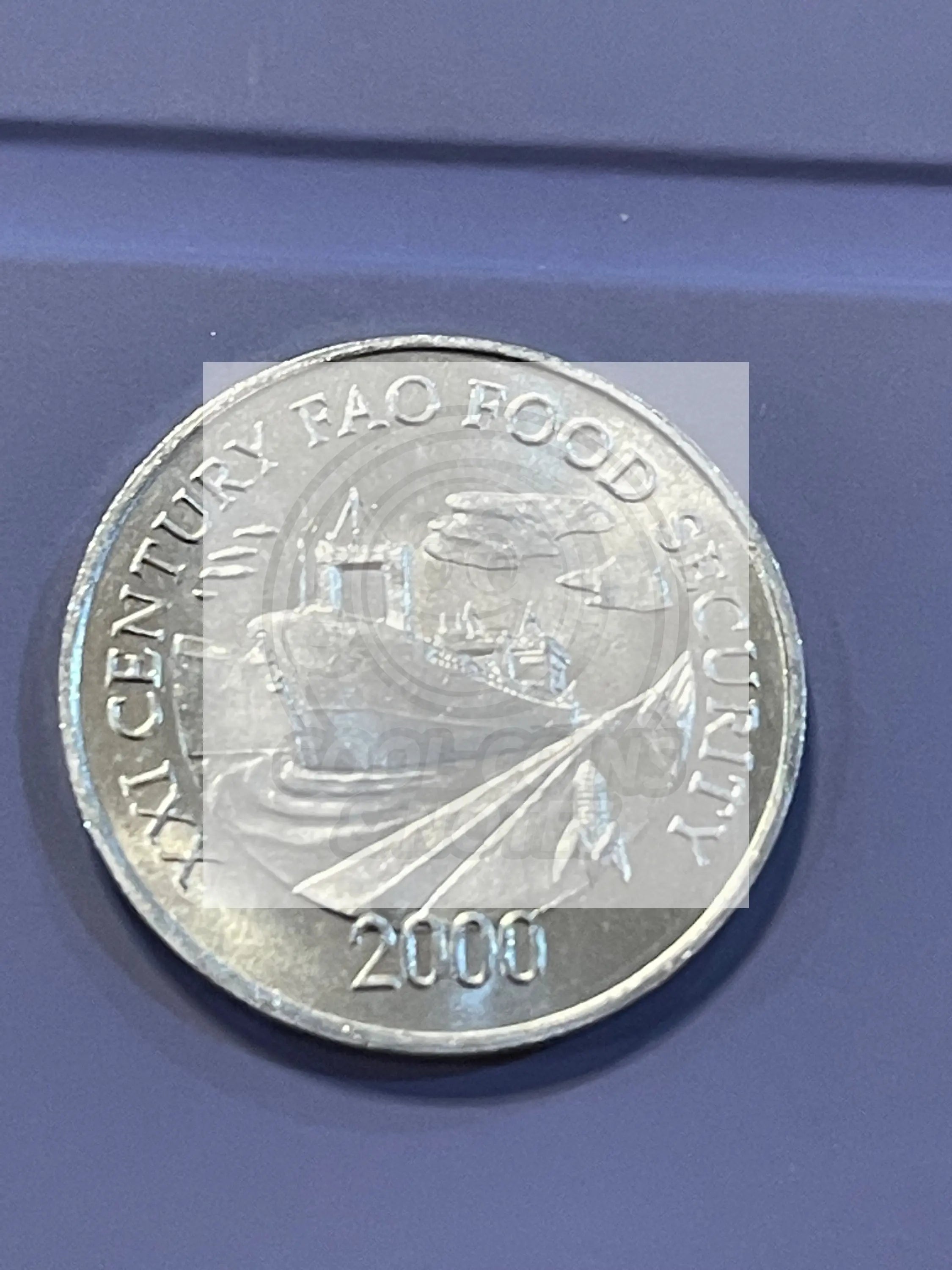 2000 Panana 1 Centésimo FAO Food Security Coin UNC KM#132 - Cool Coins & Notes