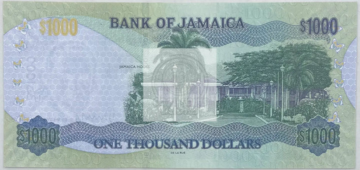 2001 Jamaica  $1,000 Dollars  P-86 UNC World Banknote - Cool Coins & Notes