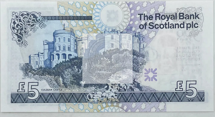 2005 Scotland 5 Pounds Sterling P-364, UNC World Banknote - Cool Coins & Notes