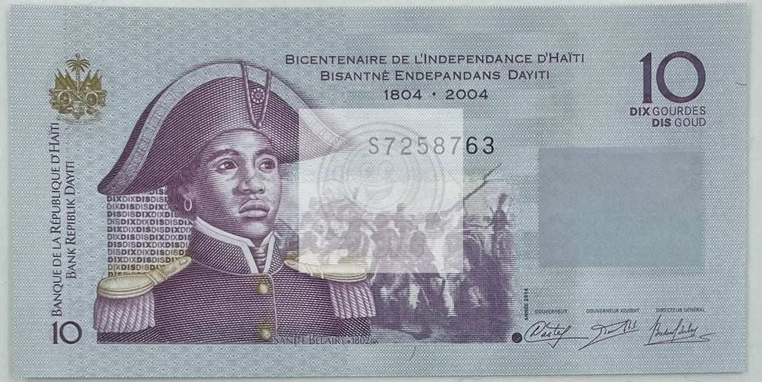 2006 Haiti 10 Gourdes Commemorative P-266c UNC Banknote - Cool Coins & Notes