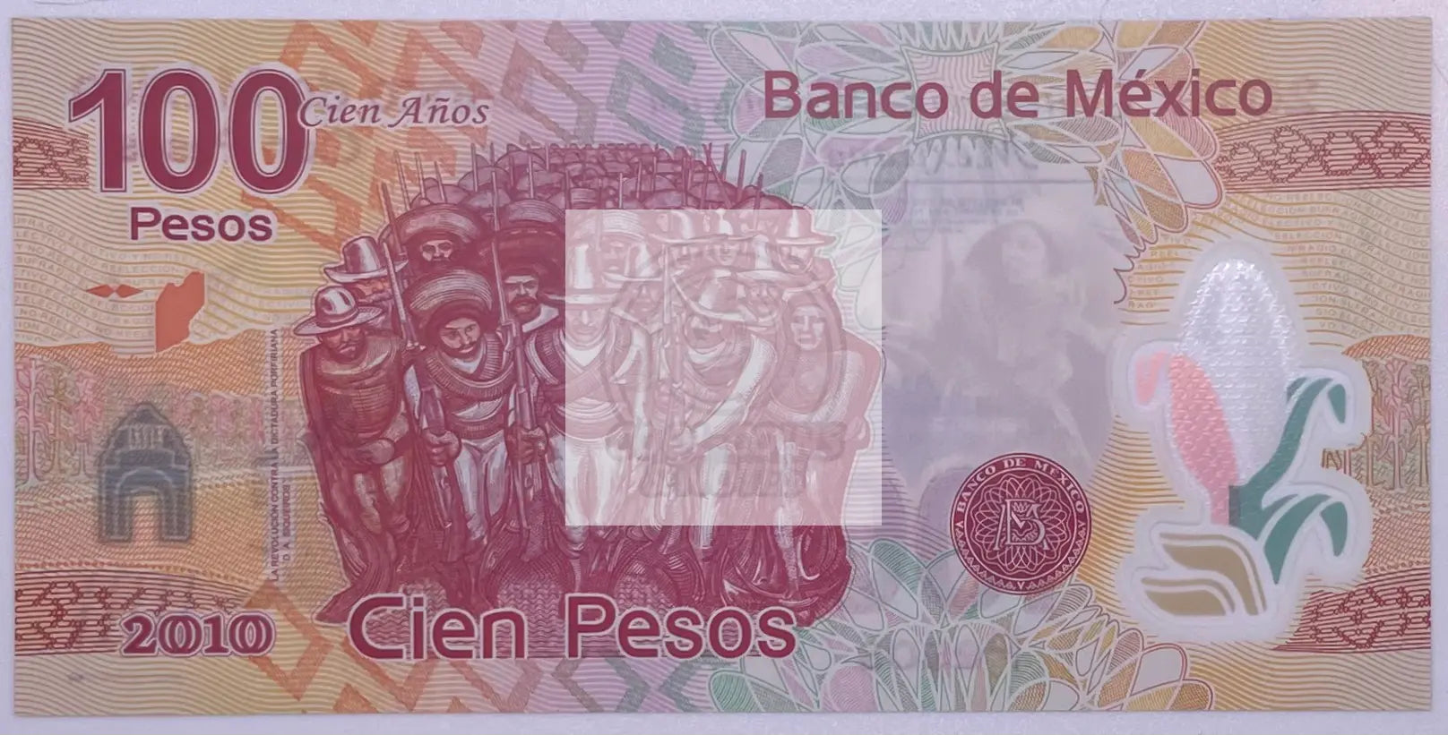 2007 Mexico (2010 Commem) 100 Pesos Pick 128 Gem Unc - Cool Coins & Notes