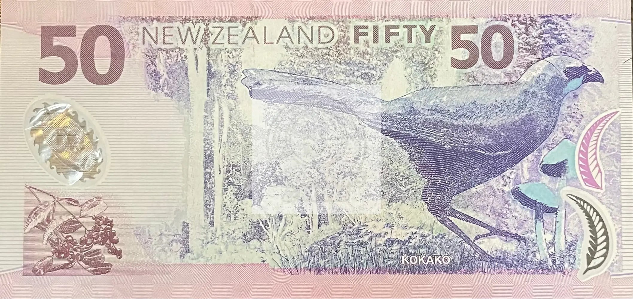 2007 New Zealand $50 Dollars P-188B UNC World Banknote Cool Coins & Notes 