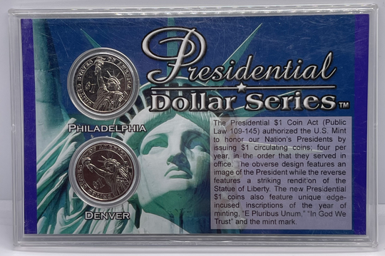 2007 PRESIDENTIAL DOLLAR SERIES, JOHN ADAMS UNC