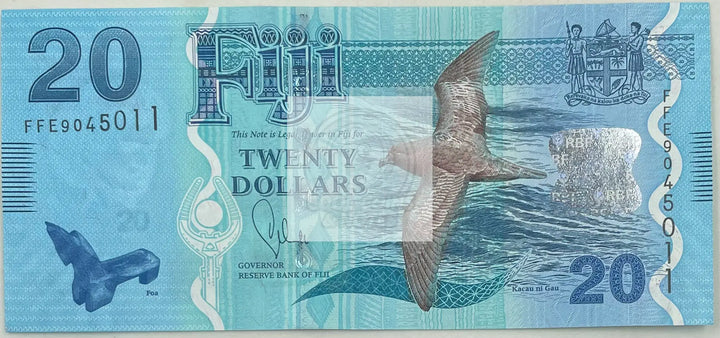 2012  Fiji  $20 Dollars  P-117  UNC Banknote - Cool Coins & Notes