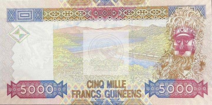 2012 Guinea 5,000 Francs P-41(41b) UNC Banknote Cool Coins & Notes 