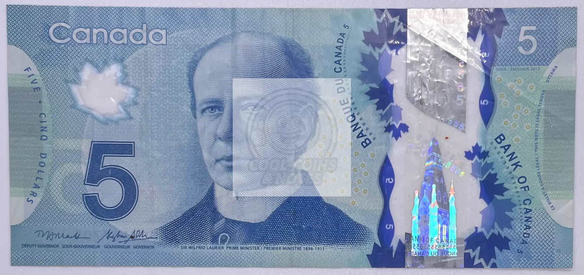 2013 Canada $5 Dollars Banknote, Used - Cool Coins & Notes