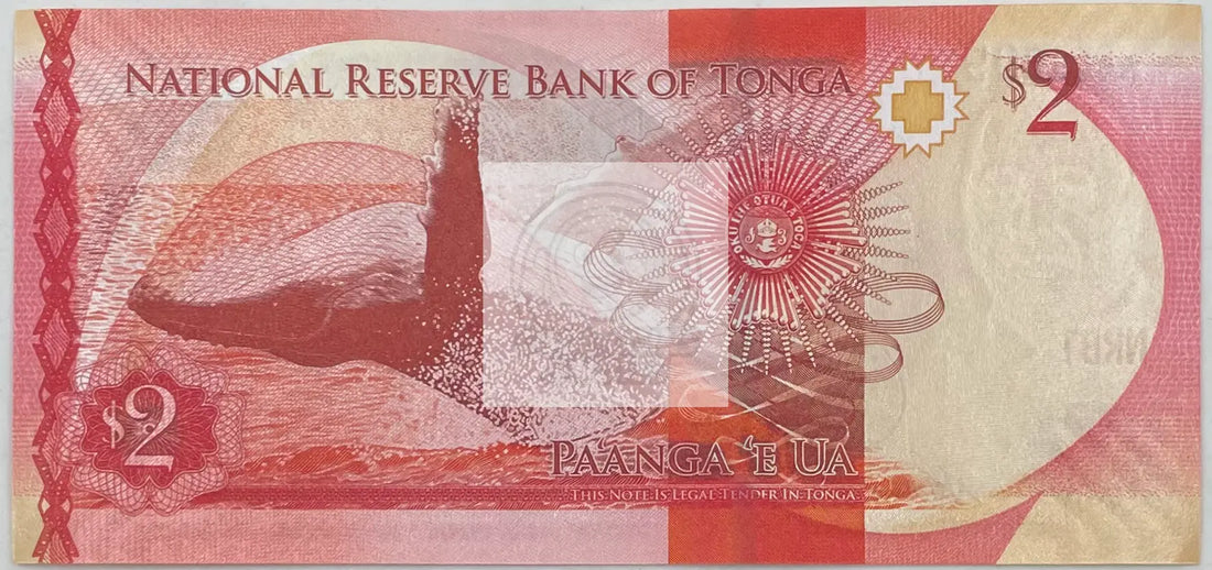 2015 (ND) Tonga 2 Pa’anga  P-44  UNC Banknote - Cool Coins & Notes