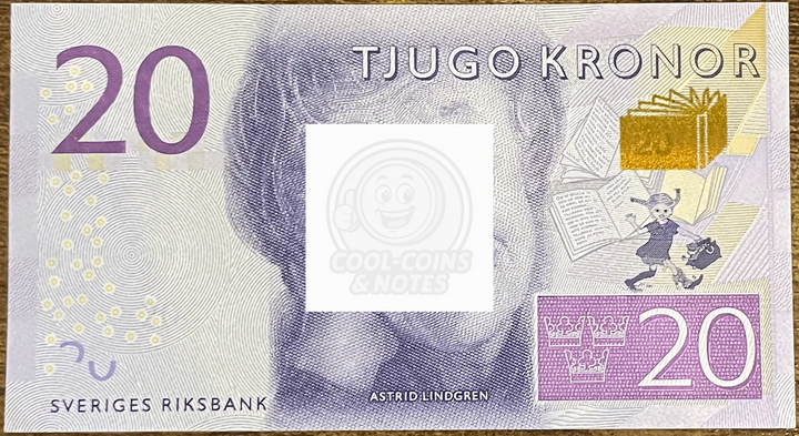 2016 Sweden 20 Kroner P-69b UNC World Banknote