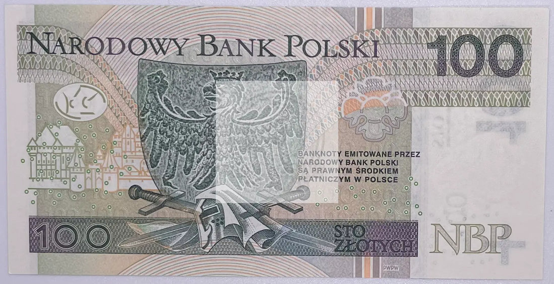2018 Poland 100 Zlotys  P-186 UNC Banknote - Cool Coins & Notes
