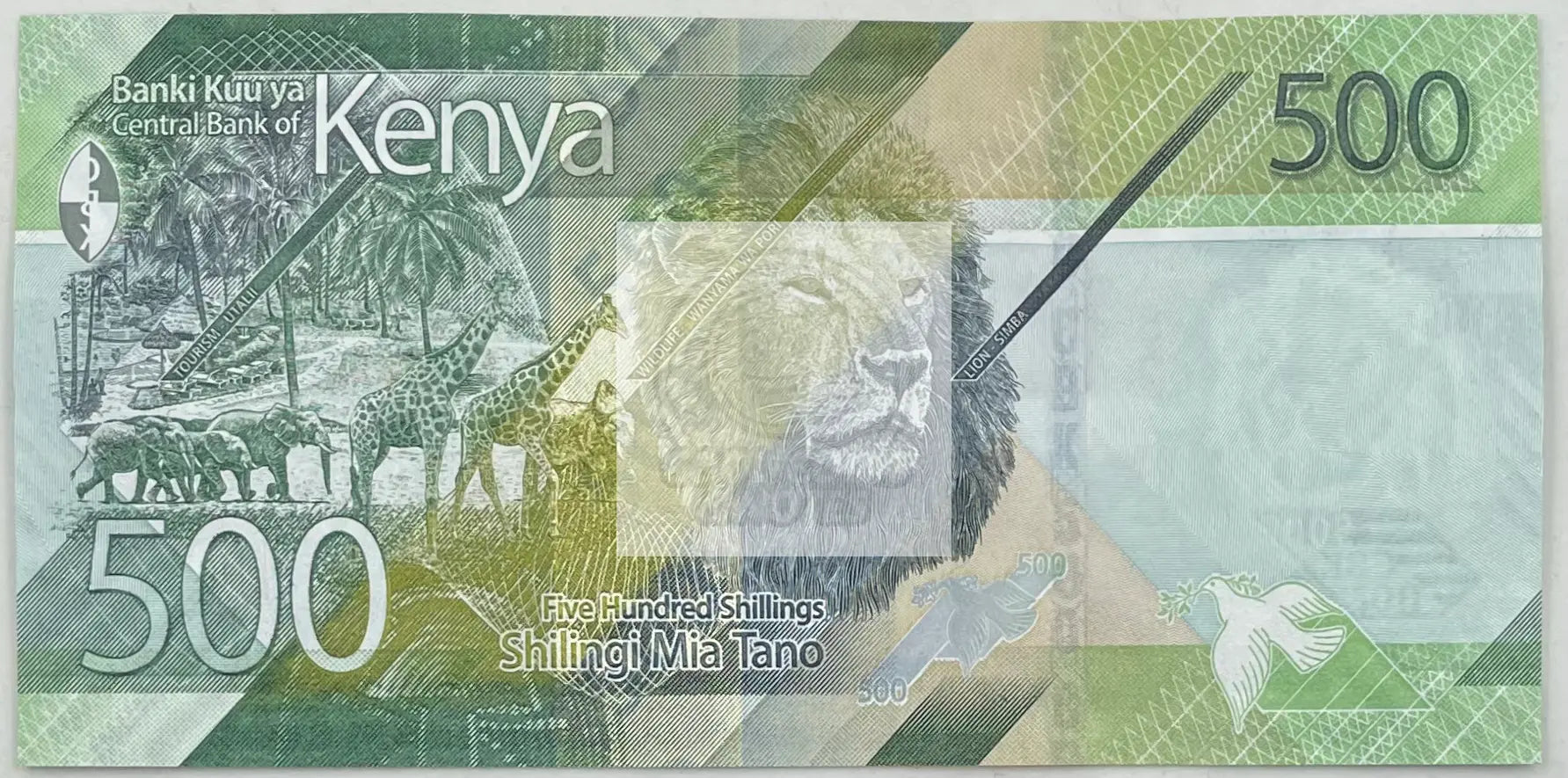 2019  Kenya  500 Shillings  UNC Banknote - Cool Coins & Notes