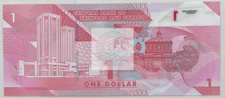 2020 Trinidad and Tobago $1 Dollar Polymer P-60 UNC Banknote - Cool Coins & Notes