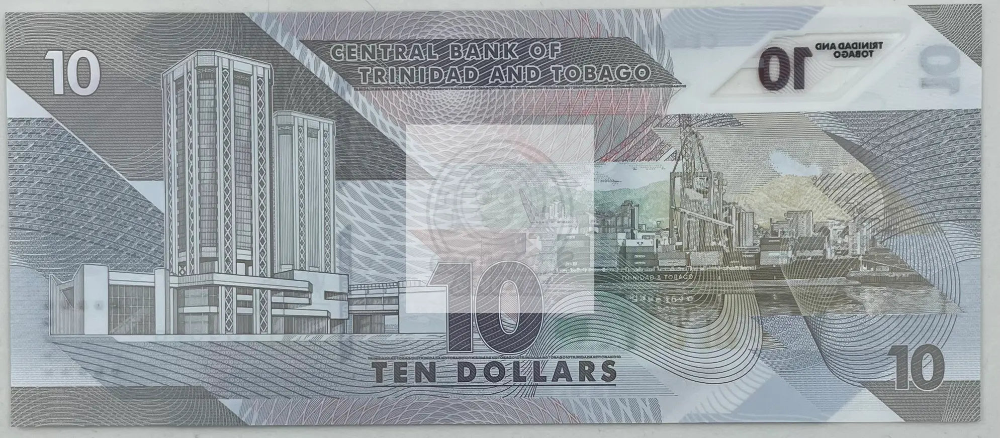 2020 Trinidad and Tobago $10 Polymer UNC Banknote - Cool Coins & Notes