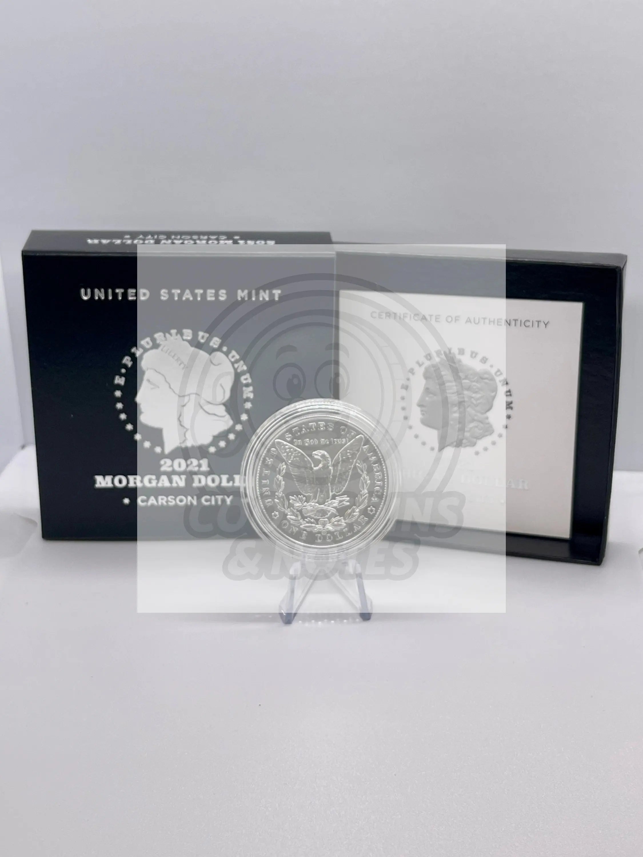 2021 CC Morgan Dollar OGP Box W/COA Silver Coin - Cool Coins & Notes