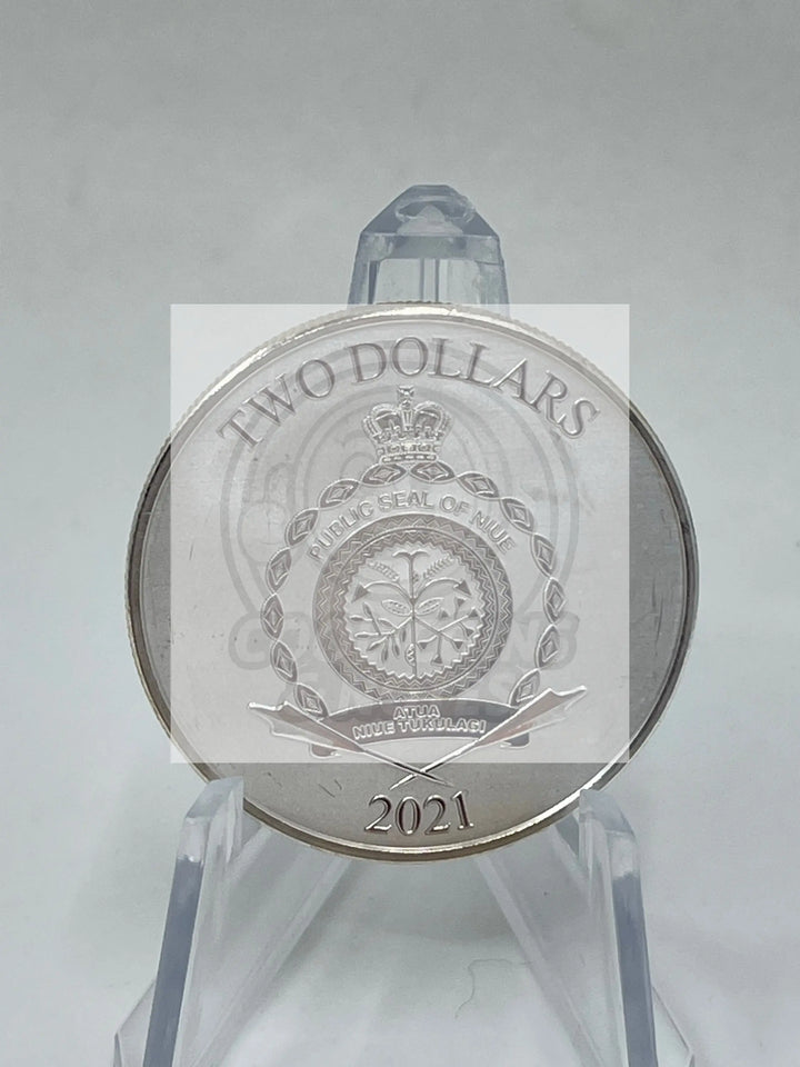 2021 Niue 1 oz Silver STAR WARS Galactic Empire Silver Bullion - Cool Coins & Notes