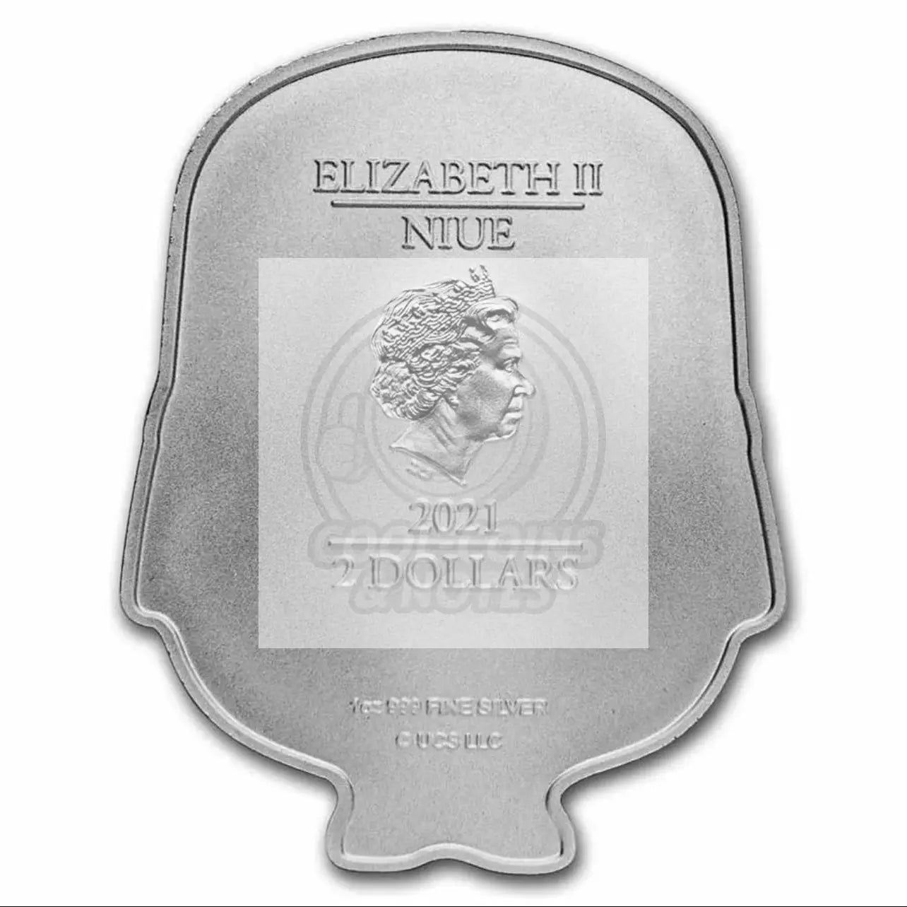 2021 Niue 1 oz Silver $2 Minion Made: Bob Shaped Coin - Cool Coins & Notes