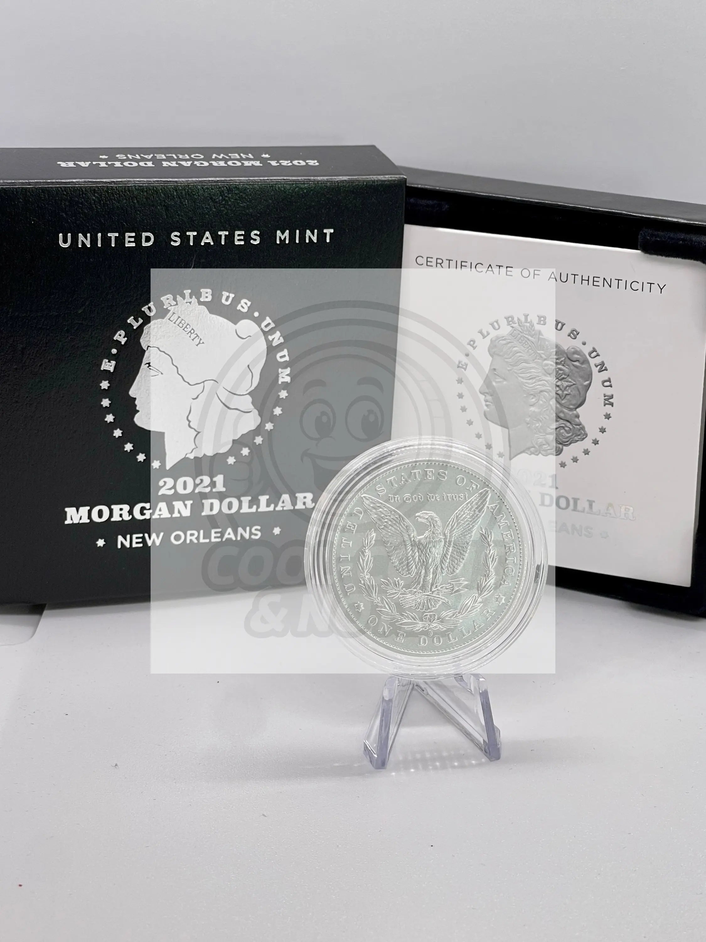 2021-O Morgan Silver Dollar New Orleans In Original Government Packaging  Coin - Cool Coins & Notes