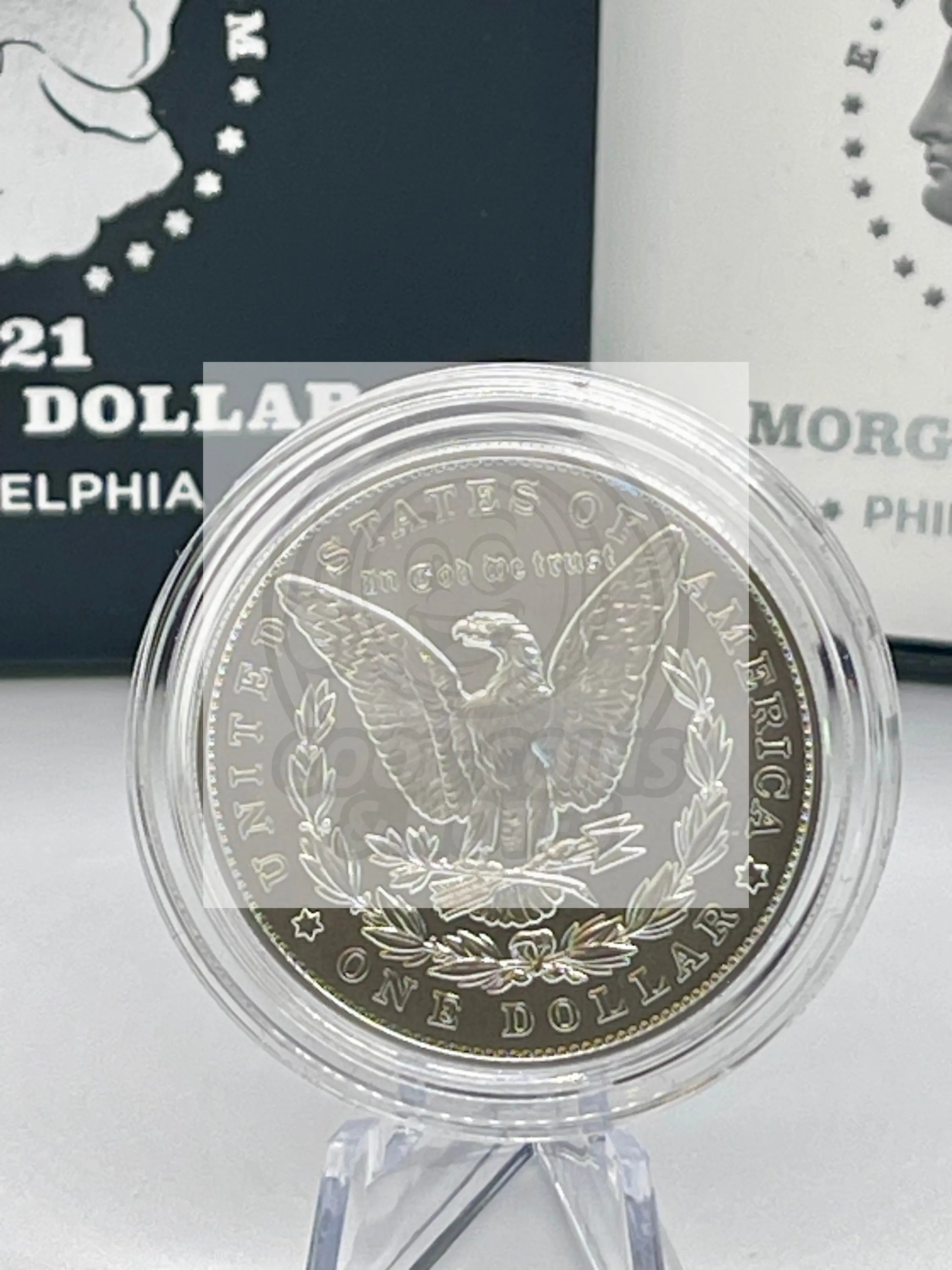 2021-P Morgan Silver Dollar Philadelphia in Original Box w/COA SM113 - Cool Coins & Notes