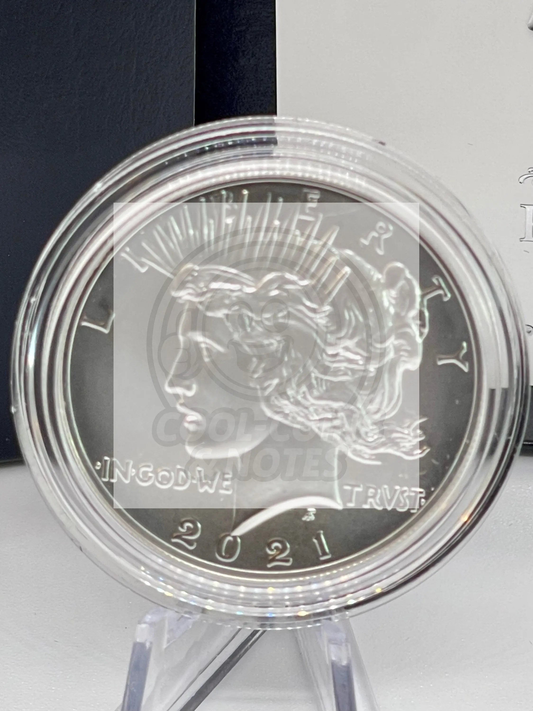 2021 Peace Silver Dollar Philadelphia (P) - with OGP Box & COA US MINT SM111 - Cool Coins & Notes