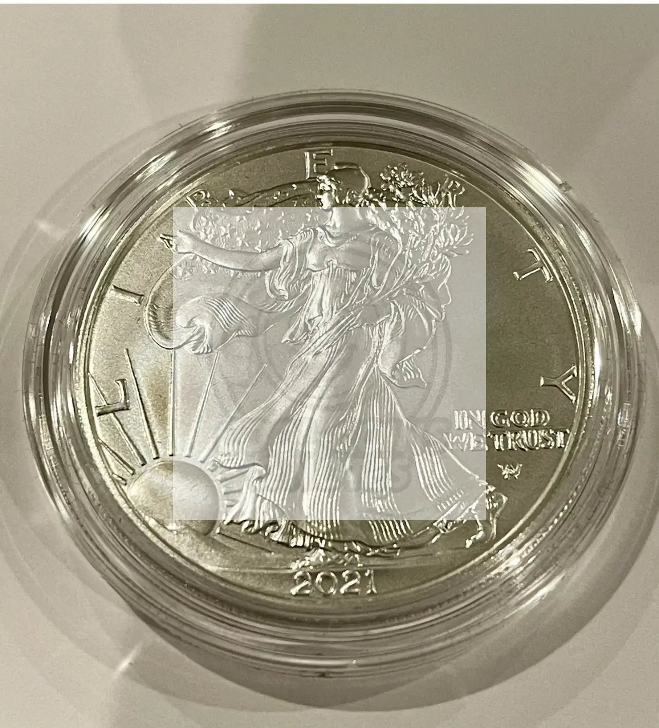 2021 W  SILVER EAGLE PROOF DOLLAR US Mint Coin with Box and COA SM141 - Cool Coins & Notes