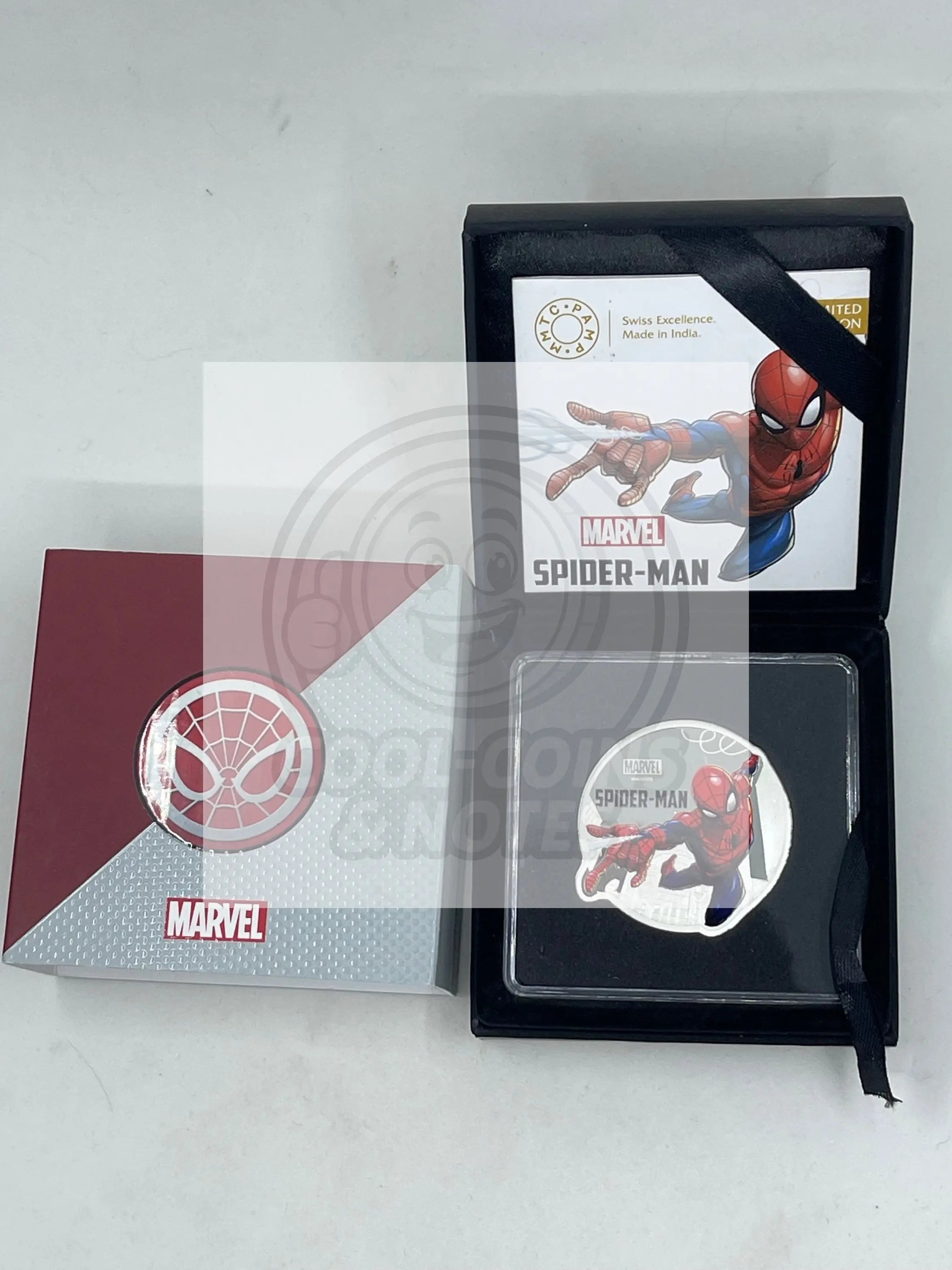 2022 Marvel Heroes Spider-Man 1 oz .9999 Silver Medal by MMTC-PAMP (E) - Cool Coins & Notes