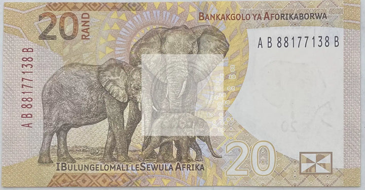2023 South Africa 20 Rand UNC World Banknote - Cool Coins & Notes