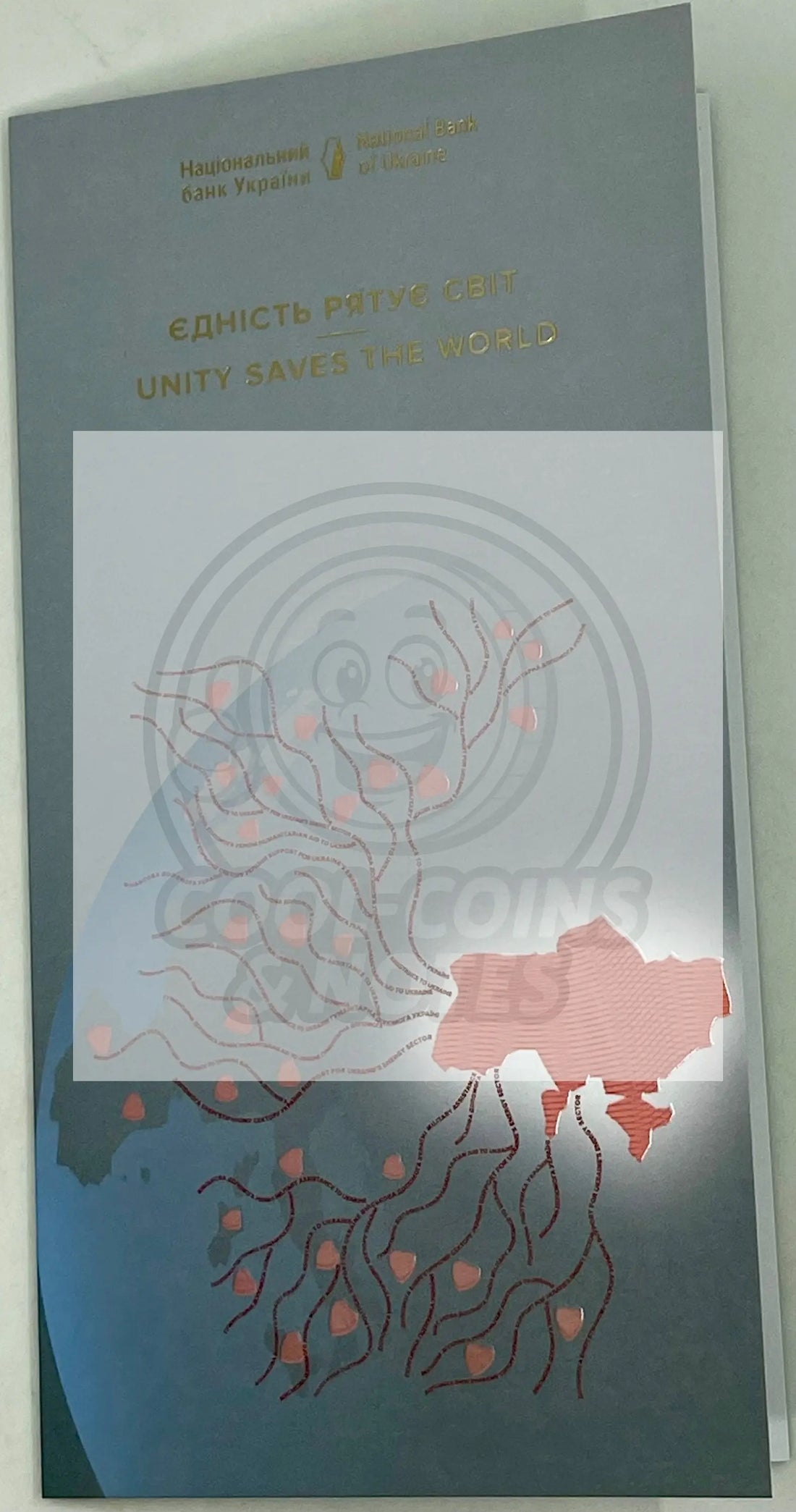 2024 Ukraine 50 Htyvnia P-137 (Tribute to Unity)  Commemorative In Booklet Note - Cool Coins & Notes
