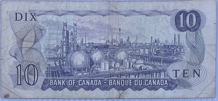 Canada, 10 Dollars, 1971, P-88(d), Used Banknote
