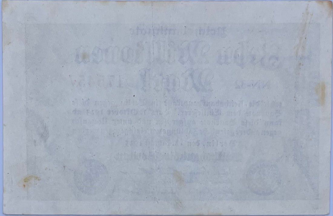 Germany 10 Millionen Mark 1923 P-106 UNC, World Banknote Currency
