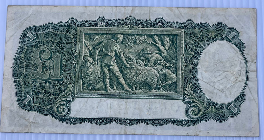 Australia 1942 1 Pound P-26 Used World Banknote