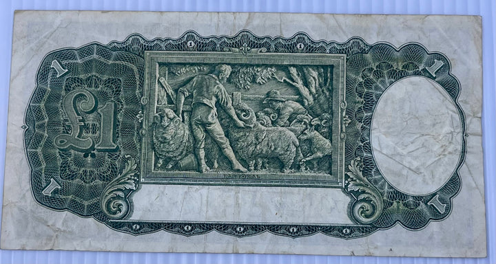 Australia 1942 1 Pound P-26 Used World Banknote