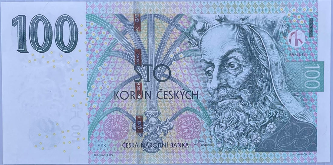 2018 Czech Republic 100 Korun P-18g UNC World Banknote