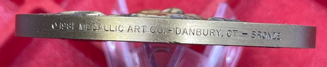 1981 Ronald Reagan Inaugural Bronze Medal Medallic Art Co.