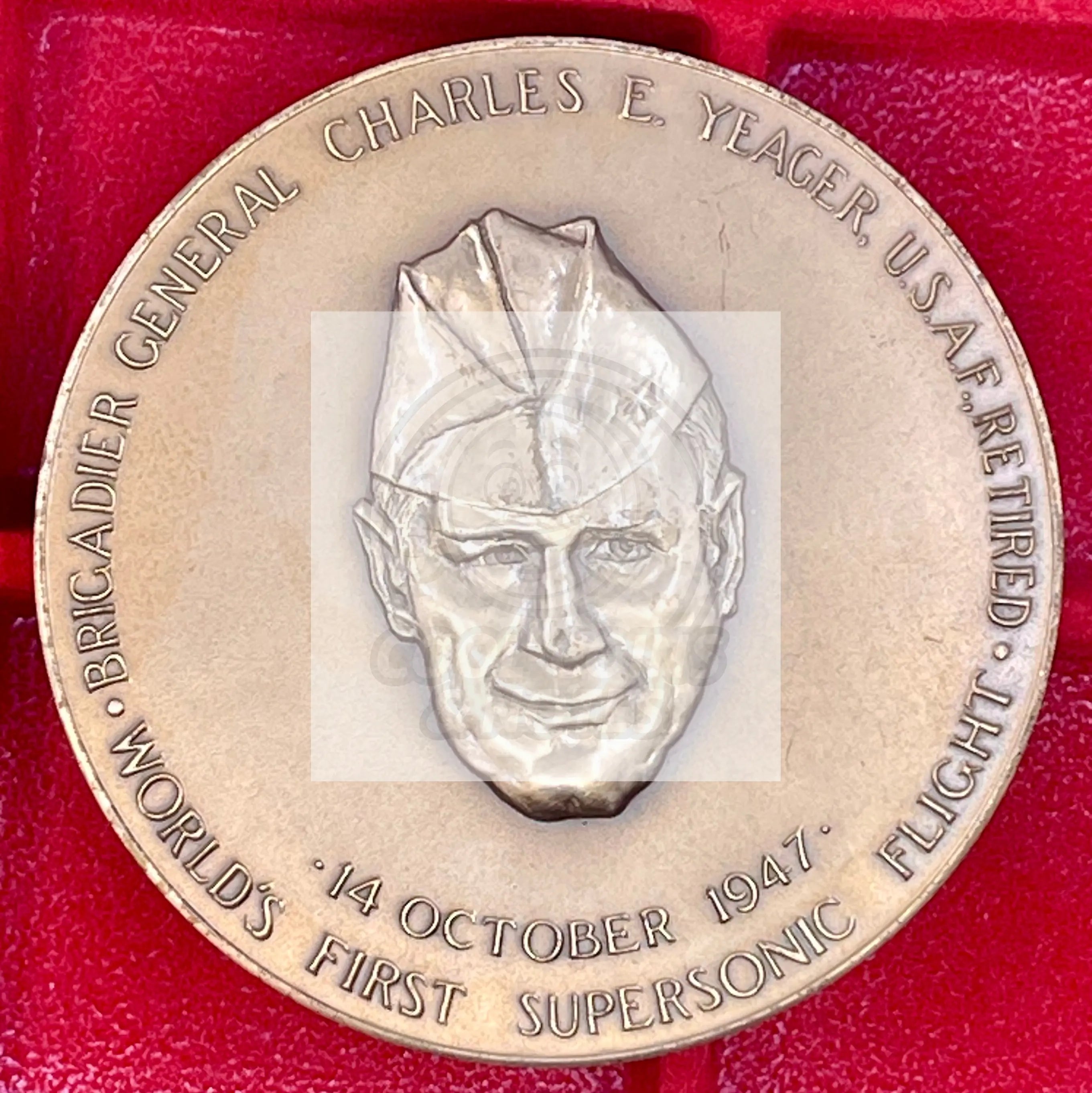 3" General Charles Yeager 1st Supersonic Flight US Mint Medal Bronze Cool Coins & Notes 