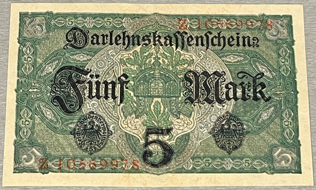 Germany 1917 5 Marks P-56 UNC World Banknote