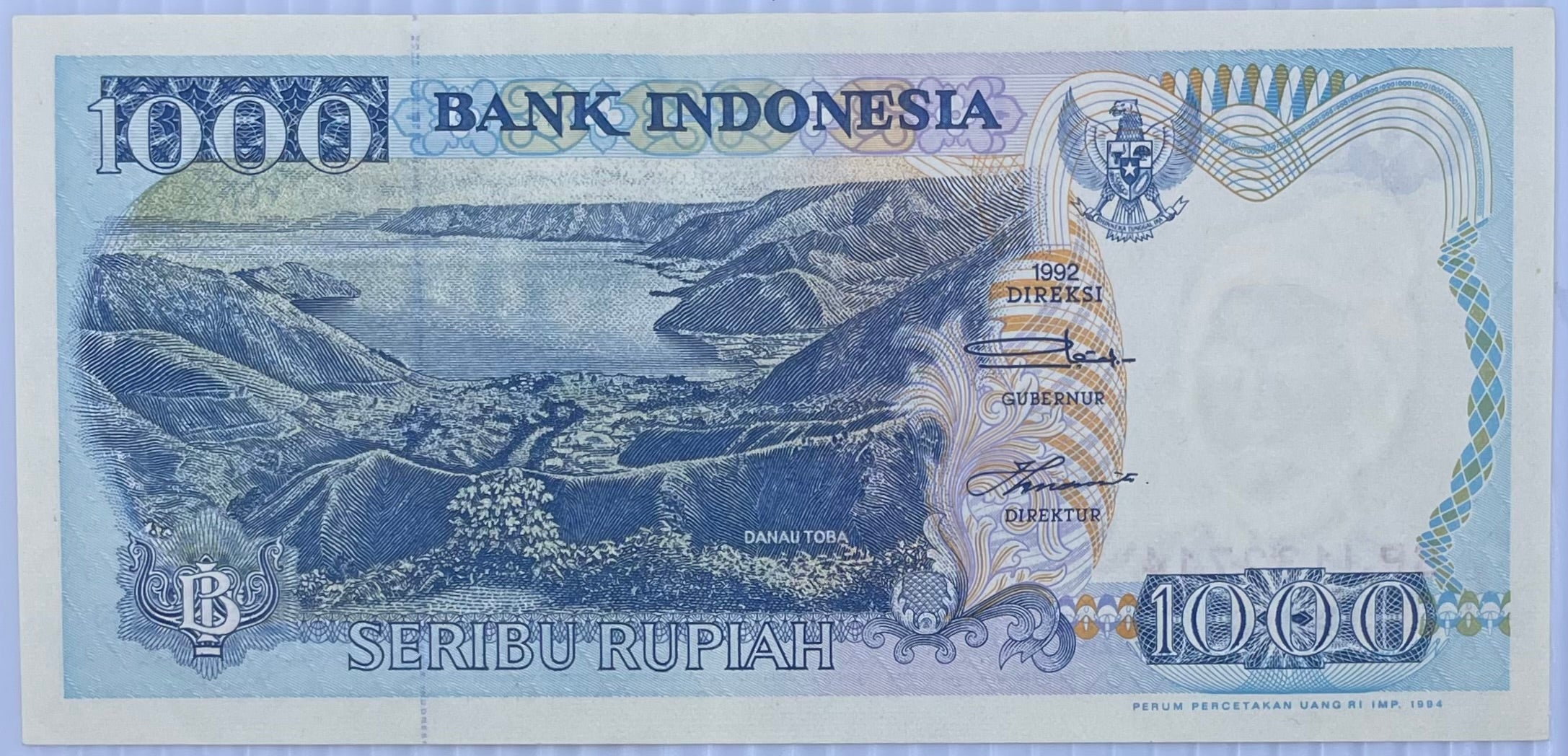 1992 Indonesia 1,000 Rupiah P-129 UNC World Banknote