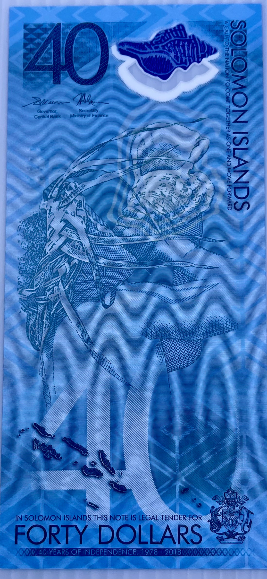 Solomon Islands 2018 40 Dollars P-37 UNC World Banknote