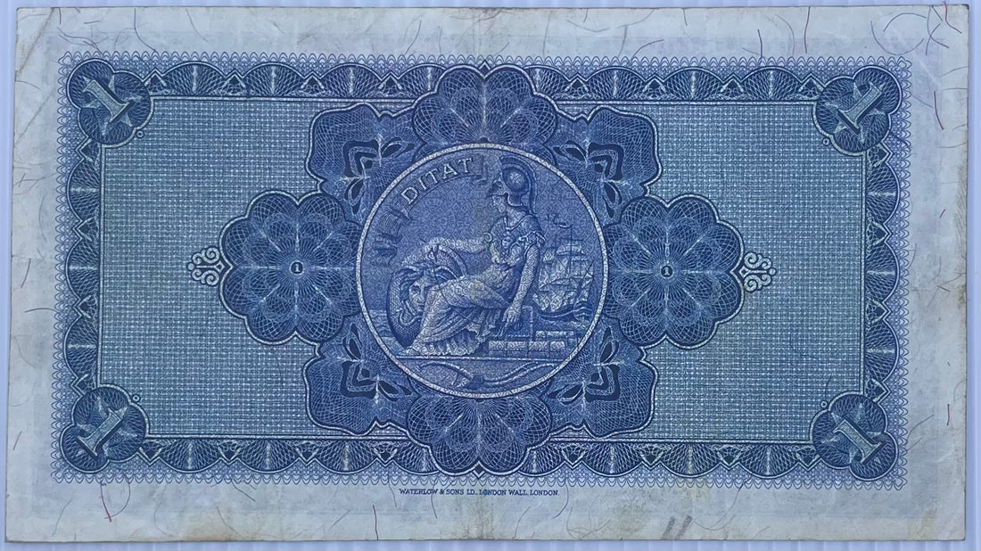 1955 Scotland 1 Pound P-157D Used World Banknote