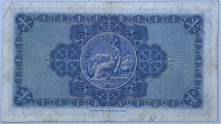 1955 Scotland 1 Pound P-157D Used World Banknote