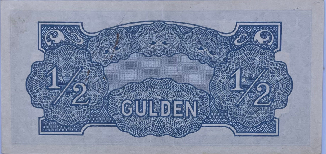Japan Occ. Dutch East Indies WW2 1/2 Gulden Note ND(1942) P122b UNC World Note