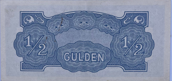 Japan Occ. Dutch East Indies WW2 1/2 Gulden Note ND(1942) P122b UNC World Note