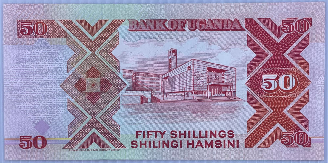1987 Uganda 5 Shillings P-27 UNC World Banknote