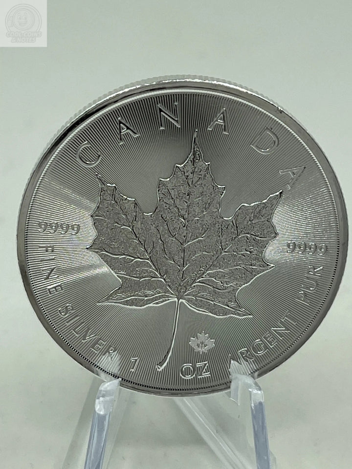 $5 Silver Maple Leaf Coin BU - Cool Coins & Notes