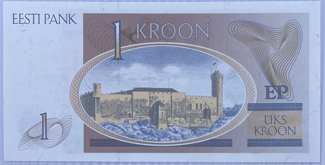 1992 Estonia 1 Kroon P-69A UNC World Banknote