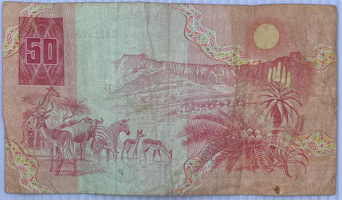 1984-1990 South Africa 50 Rand Used World Banknote
