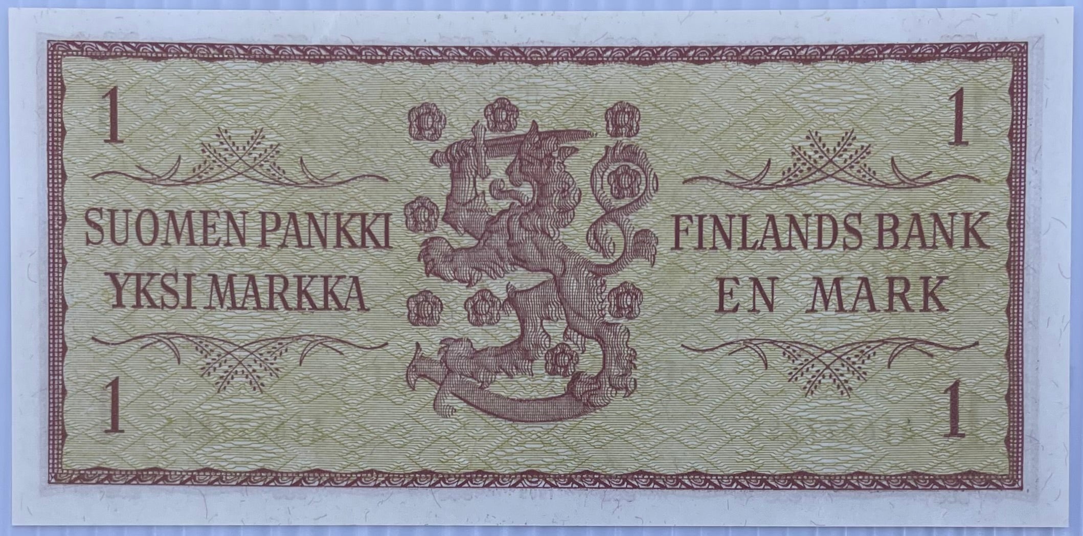 1963 Finland 1 Markka P-98A UNC World Banknote